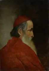 Cardinal profile by Nicolò Barabino, offered May 2021