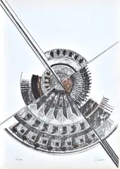 Without title by Giuseppe Calonaci, Signature lower right, offered Apr 2021