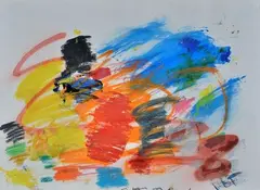 Without title by Giuseppe Chiari, Signature lower right., offered Apr 2021