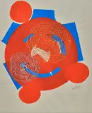 Yasuo Fuke, Without title, 1968, Signature and date lower right.