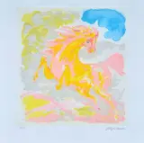 Aligi Sassu, Without title, Signature in pencil lower right; edition lower left. & nbsp;