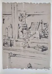 Without title by Piero Vignozzi, Signature lower right, offered Apr 2021