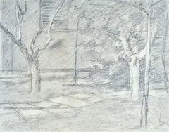 Trees by Enrico Sacchetti, Signature lower right., offered Apr 2021
