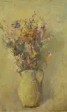 Norma Mascellani, Flowerpot, Signature lower right.