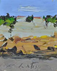 Landscape by Sergio Scatizzi, Signature bottom center. On the reverse: signature, offered Mar 2021