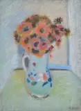 Edoardo Firpo, Flowerpot, Signature lower right.