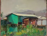 Massaciuccoli by Pietro Annigoni, 1972, Signature, offered Mar 2021