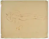 Filippo de Pisis, Reclining nude