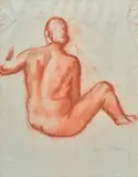 Felice Carena, Naked from the back