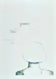 Franco Sarnari, Study for a head, 1997, Signature and date on the left. & Nbsp;