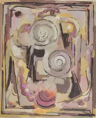 Composition by Albert Gleizes, 1950, Signature and date lower left., offered Mar 2021