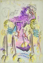 Without title by Fausto Melotti, 1929, Signature and date lower right. Authentic Fausto Melotti Archive, offered Mar 2021