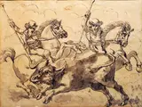Bartolomeo Pinelli, Bull hunt