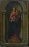 Sebastiano Folli, Madonna and Child, The work is accompanied by the expertise of Prof. Marco Ciampolini.