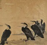 Xu Beihong, The Cormorans