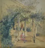 Pio Joris, Pastime in the garden
