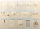 Pio Joris, Fourteen studies and sketches