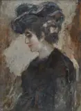 Emilio Gola, Portrait of a lady