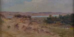 Landscape by Federico Rossano, Signature lower right., offered Mar 2021