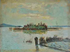 Lagoon by Gino Romiti, Signature lower right., offered Mar 2021
