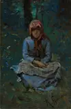 Roberto Fontana, Seated peasant woman