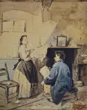 Domenico Induno, Conversation