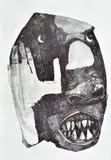 Mīlĕs, Dream monster, 2020, On the reverse: signature and date.