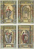 Dominicus Custos, Armamentarium heroicum, Quattro incisioni tratte da disegni di Giovanni Battista Fontana.