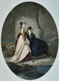 Pierre Cottin, La grotte, C. T. Brochart paint par