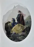 Pierre Cottin, La montagne, C. T. Brochart paint par