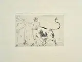 Louis Jou, Torero, Siglato in lastra in basso a sinistra.