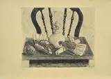 Giuseppe Viviani, Tavolo con oggetti e sedia