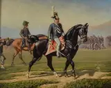 Nicola Palizzi, Vittorio Emanuele II on horseback, Signature lower right. On the reverse