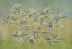Birds in flight by Mino Rosso, Signature lower right., offered Feb 2021