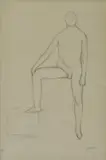 Ottone Rosai, Naked, 1938