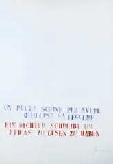 Without title by Sarenco, Signature lower right., offered Feb 2021
