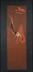 Without title by Ferruccio Ascari, Tar paper on canvas, offered Feb 2021