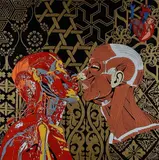 Maurizio Cannavacciuolo, Exercise on interracial love y, 2012, On the reverse: signature