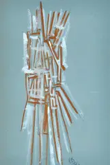 Without title by Achille Perilli, 1954, Initials and date in the lower center., offered Feb 2021