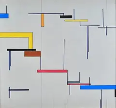 Geometric by Roberto Crippa, 1950, On the reverse: signature and date; Galleria Schettini label, offered Feb 2021