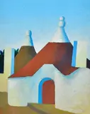 Salvo, Alberobello, 1996, On the reverse: signature and title. Archives Certificate Except on photo n. arch. S1996-9 signed by Cristina