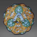 Virgilio Calamelli, A Moulded Bowl (Crespina), Faenza, Attributed To Virgiliotto Calamelli, Circa 1540, A MOULDED BOWL (CRESPINA)