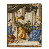 Francesco Saverio Grue, A Tile, Castelli D'Abruzzo, Attributed To Francesco Saverio Grue, First Half 18Th Century, A TILE