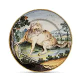 Ferdinando Maria Campani, A Plate, Siena, Ferdinando Maria Campani, Circa 1745, A PLATE
