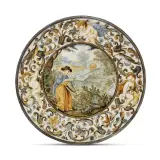 Carlo Antonio Grue, A Plate, Castelli D'Abruzzo, Carlo Antonio Grue, Circa 1675-1685, A PLATE