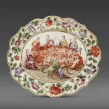 Felice Clerici, A Large Plate, Milan, Manufactory Of Felice And Giuseppe Maria Clerici, Circa 1769, A LARGE PLATE