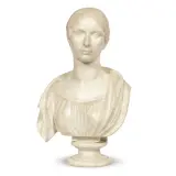 Ulisse Cambi, Bust Of A Woman, white marble