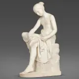 Rudolph Schadow, Die Sandalabinderin (Girl Lacing Her Sandals)