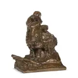 Michele Vedani, Down There Was Our Home, bronze