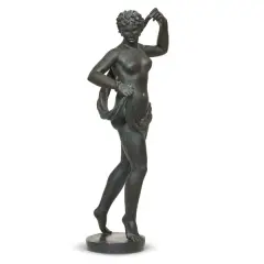 Woman With A Snake by Quirino Ruggeri, bronze, offered Oct 2023